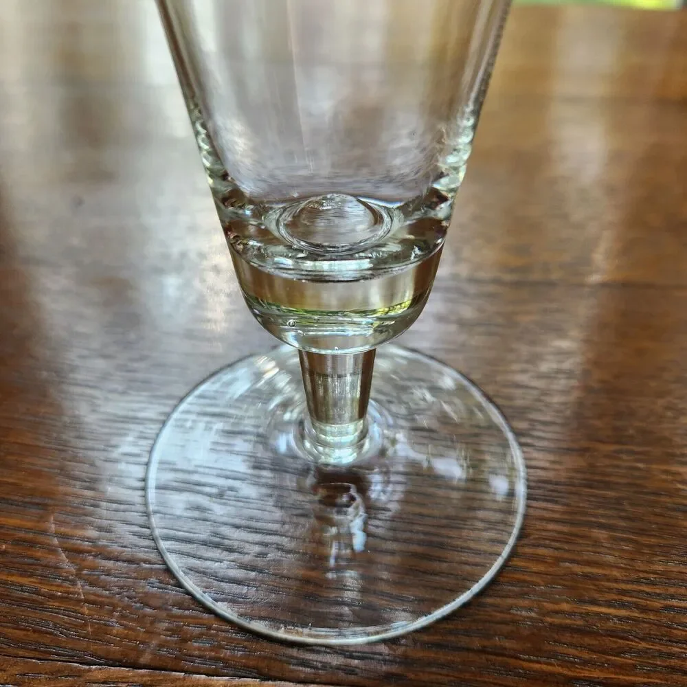 Clear Etched Beer Pilsner Champagne Flute Glass 16oz 9 1/4” Tall